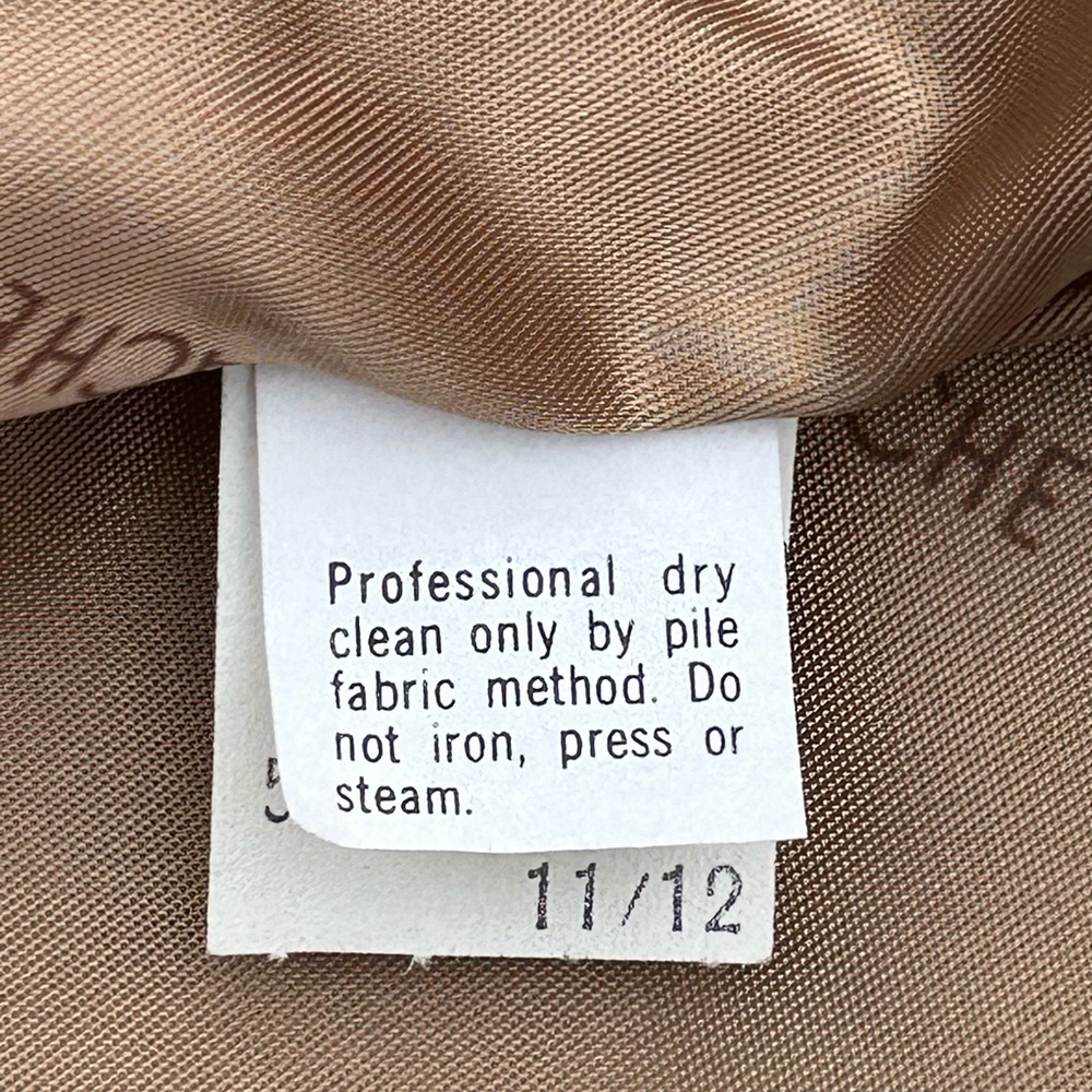 VNTG JORDACHE s11/12 faux fox fur-ombré effect-lined-LOOKS NEW-rare find-pockets - Picture 5 of 8